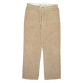 NAUTICA Womens Corduroy Trousers Brown Regular Straight W34 L32