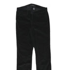 CALVIN KLEIN JEANS Womens Cotton Blend Black Regular Straight Trousers W27 L29