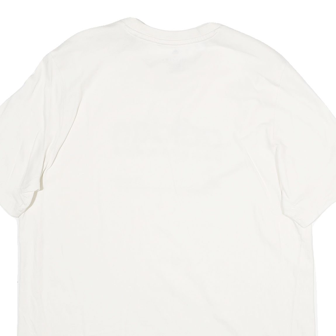 ADIDAS Mens White Crew Neck Graphic T-Shirt M Cotton Blend Sportswear Casual