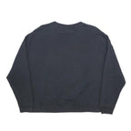 NIKE Womens Black Air Crew Neck M Sweatshirt Cotton Blend Pullover