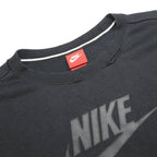 NIKE Womens Black Air Crew Neck M Sweatshirt Cotton Blend Pullover