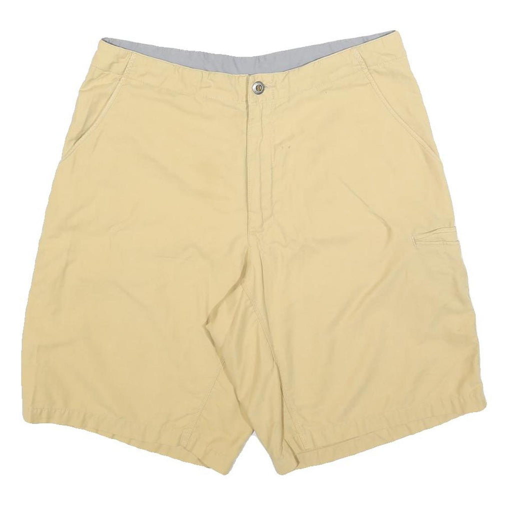 PATAGONIA Mens Shorts Beige Casual Plain M W34 Lightweight Cotton Blend