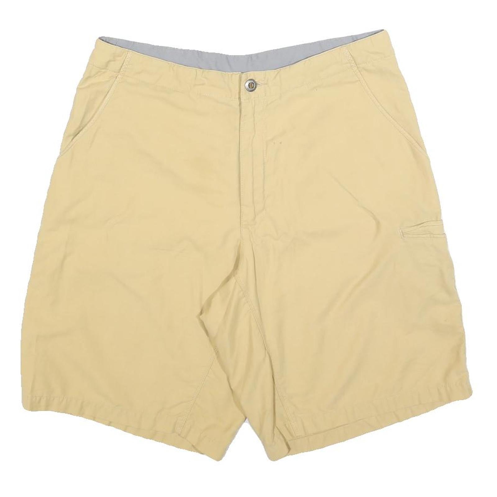 PATAGONIA Mens Shorts Beige Casual Plain M W34 Lightweight Cotton Blend