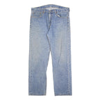 LEVI'S 505 Mens Jeans Blue Regular Straight Denim Medium W38 L34 Classic Fit Zip