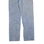 LEVI'S 505 Mens Jeans Blue Regular Straight Denim Medium W38 L34 Classic Fit Zip