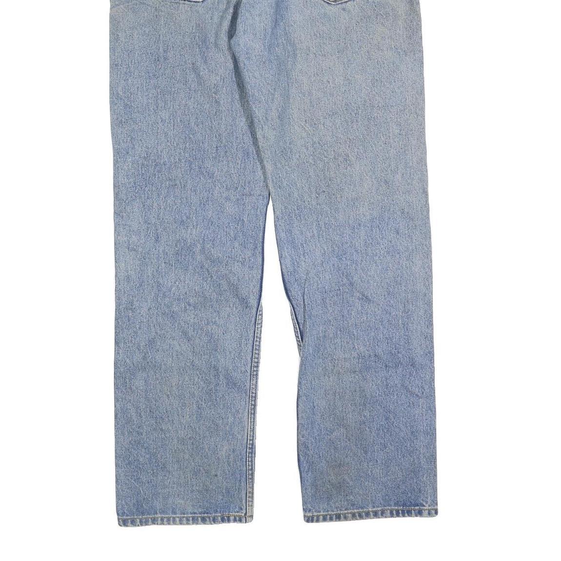 LEVI'S 505 Mens Jeans Blue Regular Straight Denim Medium W38 L34 Classic Fit Zip