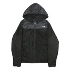 THE NORTH FACE Womens Black Zip Hooded Jacket M Polyester Fleece Casual Outdoor