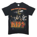 GILDAN Mens Black Kiss Sonic Boom Over Europe Graphic T-Shirt S Short Sleeve