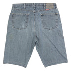 WRANGLER Mens Denim Blue Casual Shorts L W36 Classic Cotton Blend Summer