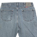 WRANGLER Mens Denim Blue Casual Shorts L W36 Classic Cotton Blend Summer