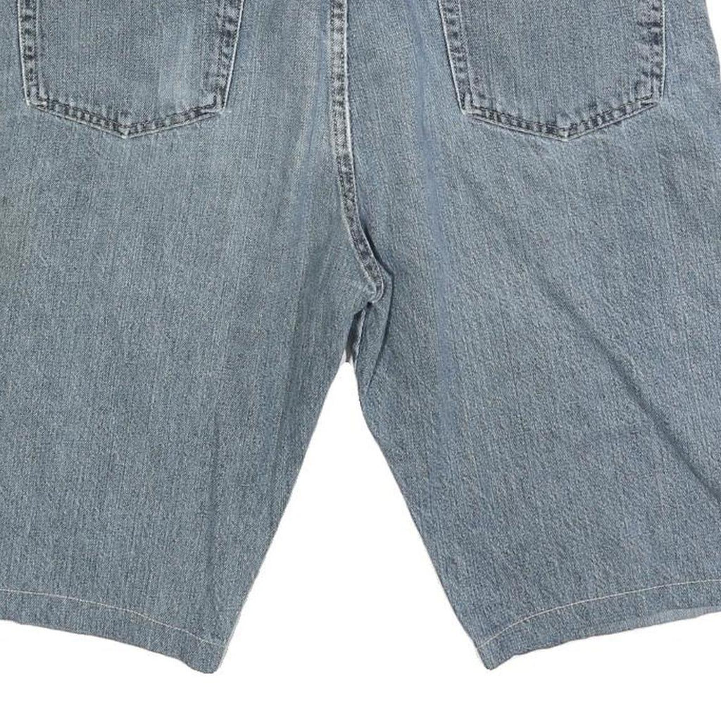 WRANGLER Mens Denim Blue Casual Shorts L W36 Classic Cotton Blend Summer