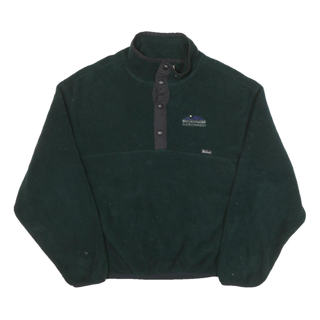 WOOLRICH Mens Green Patterned Pullover Round Neck Basic Knit L Outdoor Winter