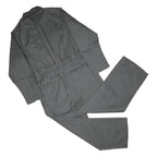 WORKER Mens Grey Cotton Dungarees Loose Fit L L W40 L30 Workwear Pants