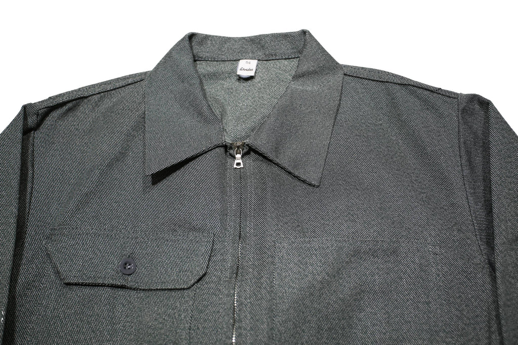 WORKER Mens Grey Cotton Dungarees Loose Fit L L W40 L30 Workwear Pants