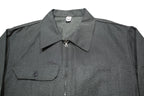 WORKER Mens Grey Cotton Dungarees Loose Fit L L W40 L30 Workwear Pants