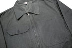 WORKER Mens Grey Cotton Dungarees Loose Fit L L W40 L30 Workwear Pants