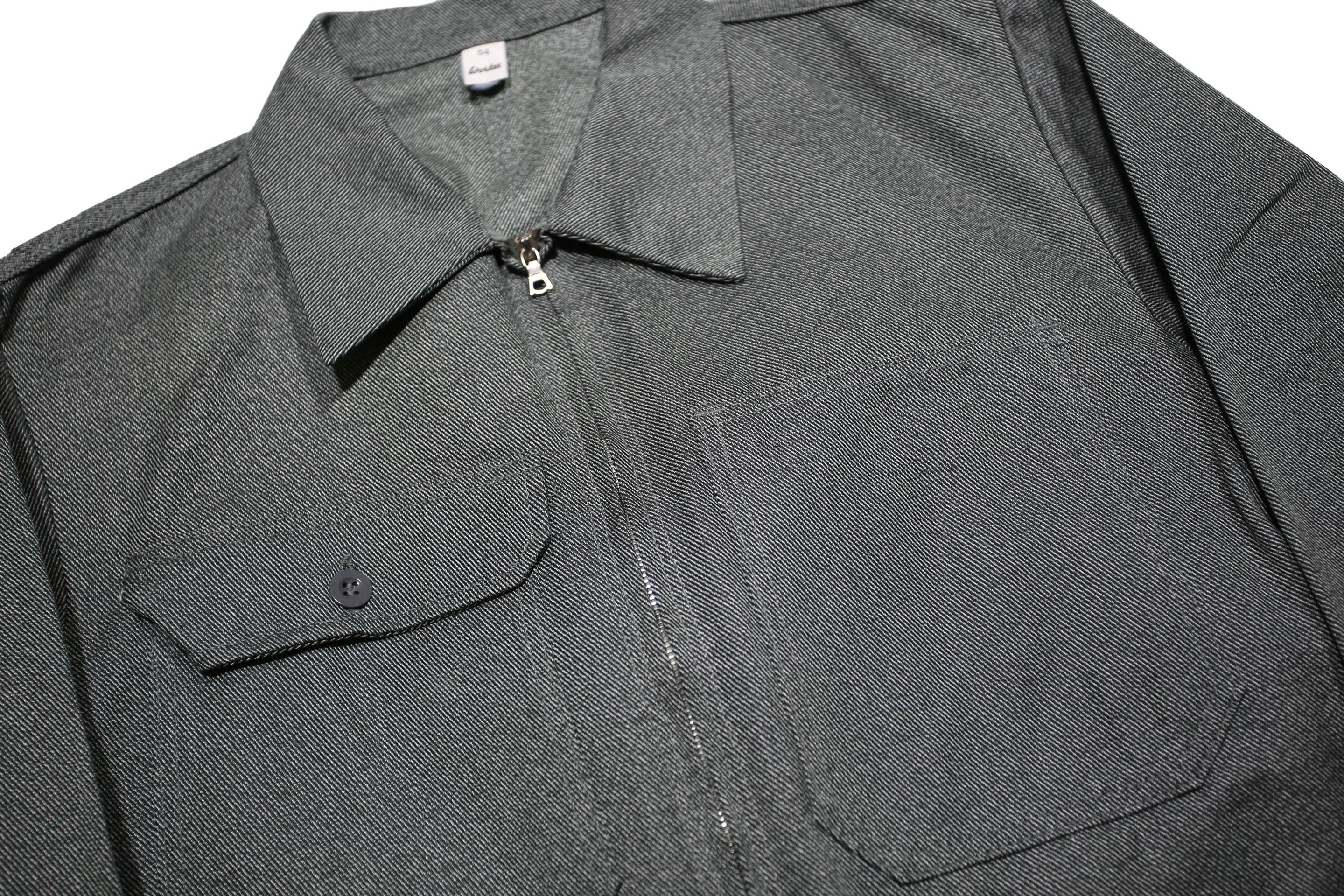 WORKER Mens Grey Cotton Dungarees Loose Fit L L W40 L30 Workwear Pants