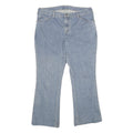 DICKIES Womens Jeans Blue Relaxed Straight Denim Light W34 L30 Casual Workwear