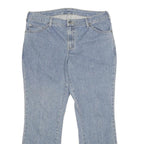 DICKIES Womens Jeans Blue Relaxed Straight Denim Light W34 L30 Casual Workwear