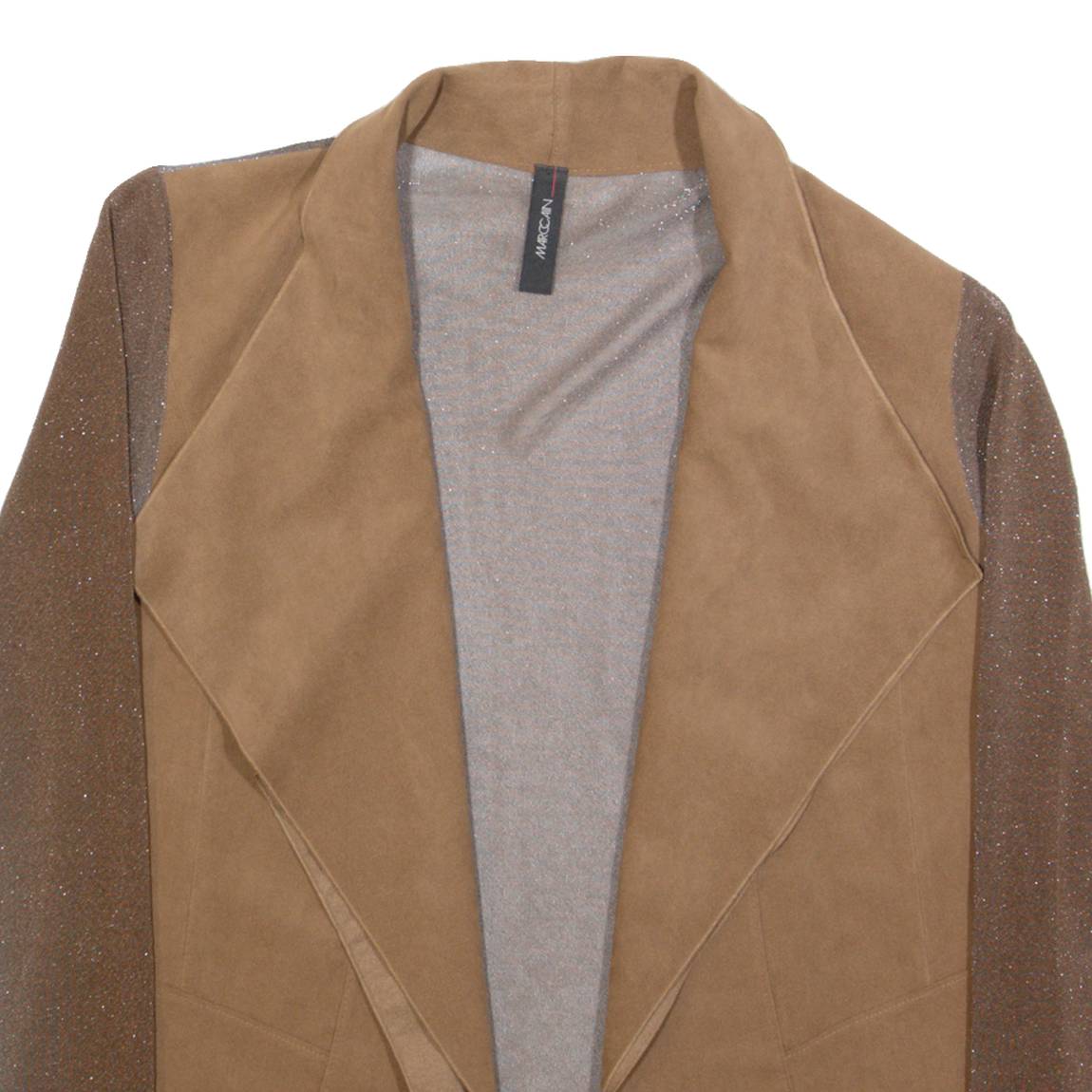 MARC CAIN Womens Kimono Blouse Brown Long Sleeve M
