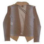MARC CAIN Womens Kimono Blouse Brown Long Sleeve M