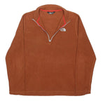 THE NORTH FACE Mens Brown Plain Pullover Crew Neck Basic Knit L Outdoor Jumper