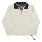 TRU-MOUNTAIN Mens Cream & Black Pullover Plain Crew Neck Basic Knit Jumper M