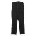 HOLLISTER Womens Slim Black Denim Cotton Blend Zip Jeans W26 L27 Stylish