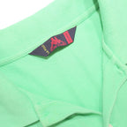 KAPPA Mens Green Short Sleeve Plain Polo Shirt XL Cotton Casual Sportswear