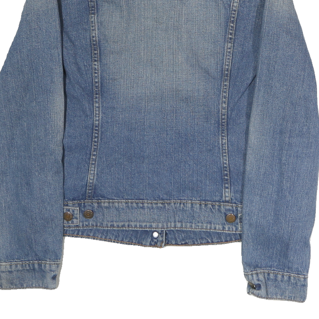 LEVI'S Mens Blue Denim Cotton Classic Jacket M Button Plain Casual Fashion