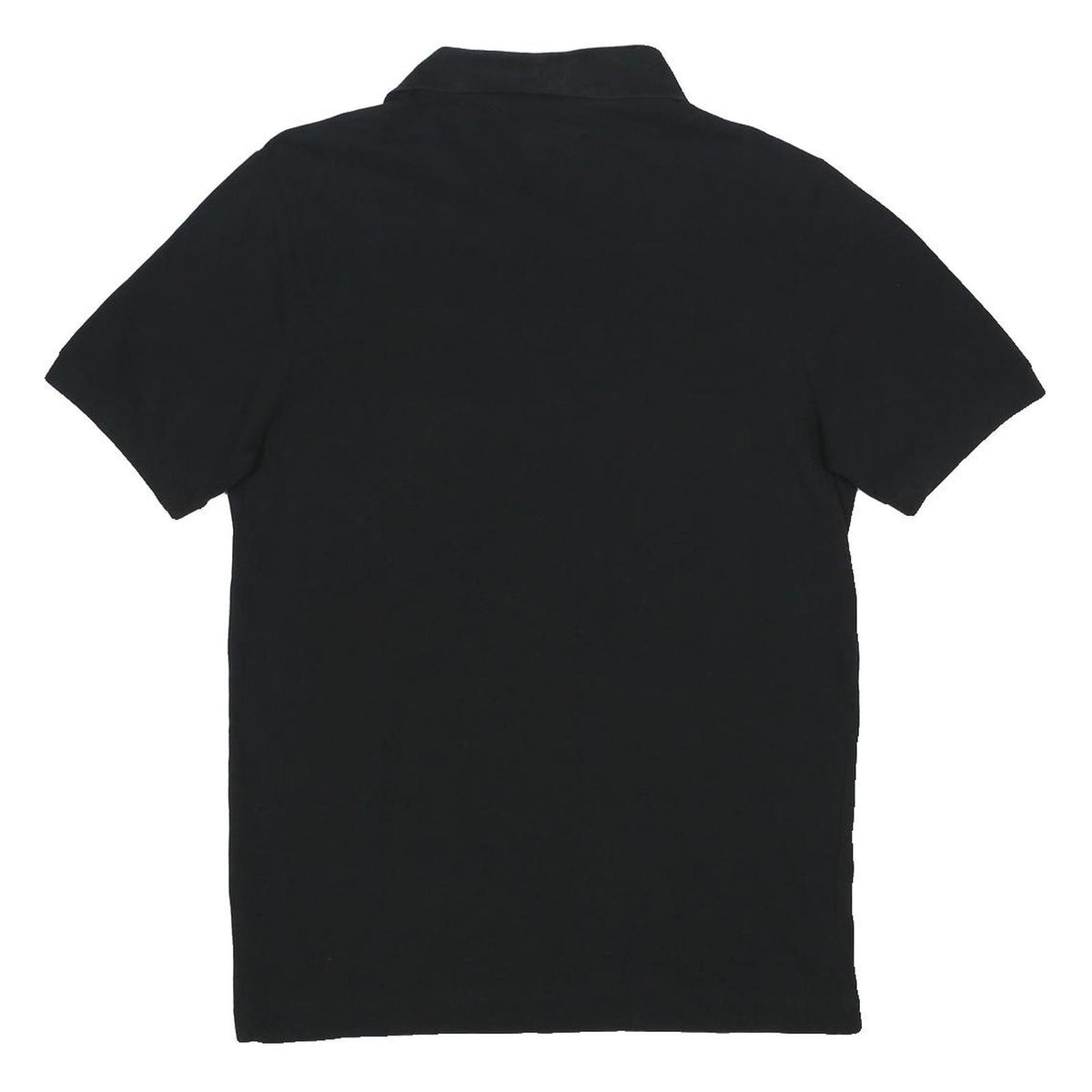 KAPPA Mens Black Polo Shirt M Cotton Short Sleeve Basic Casual Logo