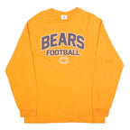 NFL Mens Yellow Bears Football Long Sleeve Crew Neck T-Shirt L Cotton Blend