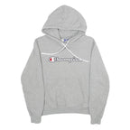 CHAMPION Mens Grey Hoodie M Cotton Blend Pullover Hooded Sweatshirt Casual