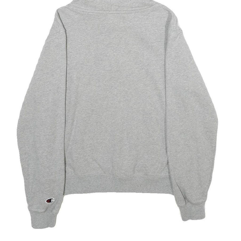 CHAMPION Mens Grey Hoodie M Cotton Blend Pullover Hooded Sweatshirt Casual