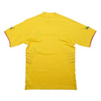 PUMA Mens Yellow Cotton Football T-Shirt M Short Sleeve Crew Neck Logo
