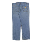 CARHARTT Mens Jeans Blue Relaxed Straight Denim Medium W38 L32 Durable Casual