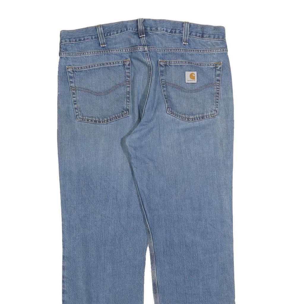 CARHARTT Mens Jeans Blue Relaxed Straight Denim Medium W38 L32 Durable Casual