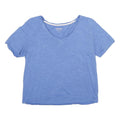 BODEN Womens Blue T-Shirt S Short Sleeve V-Neck Casual Soft Cotton