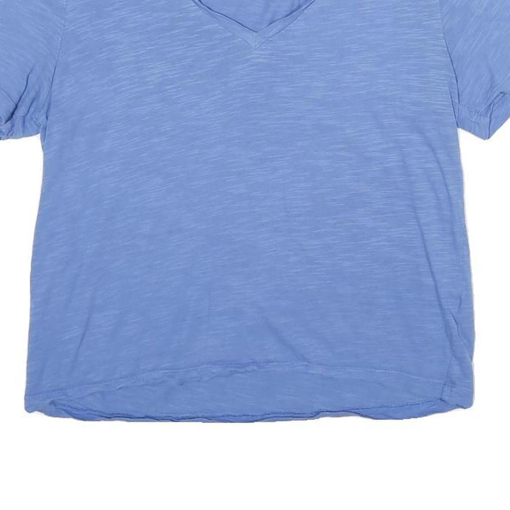 BODEN Womens Blue T-Shirt S Short Sleeve V-Neck Casual Soft Cotton