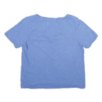 BODEN Womens Blue T-Shirt S Short Sleeve V-Neck Casual Soft Cotton