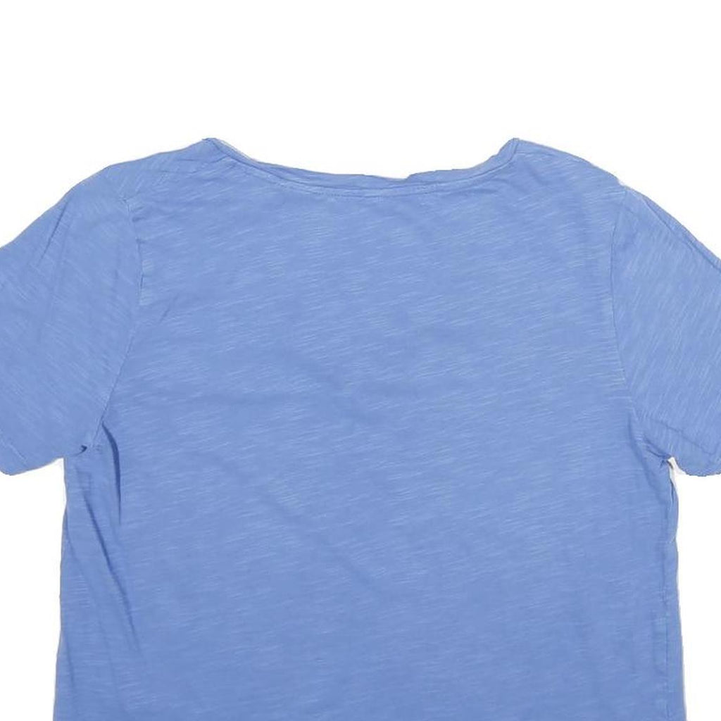 BODEN Womens Blue T-Shirt S Short Sleeve V-Neck Casual Soft Cotton