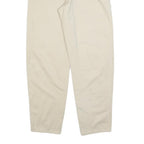 LEVI'S Womens Beige Cotton Blend Regular Fit Straight Leg Trousers W31 L31