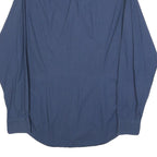 TOMMY HILFIGER Mens Blue Button Down Shirt M Cotton Blend Casual Stylish