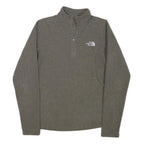 THE NORTH FACE Womens Grey Jacket XS Polyester Blend Plain Zip Lightweight