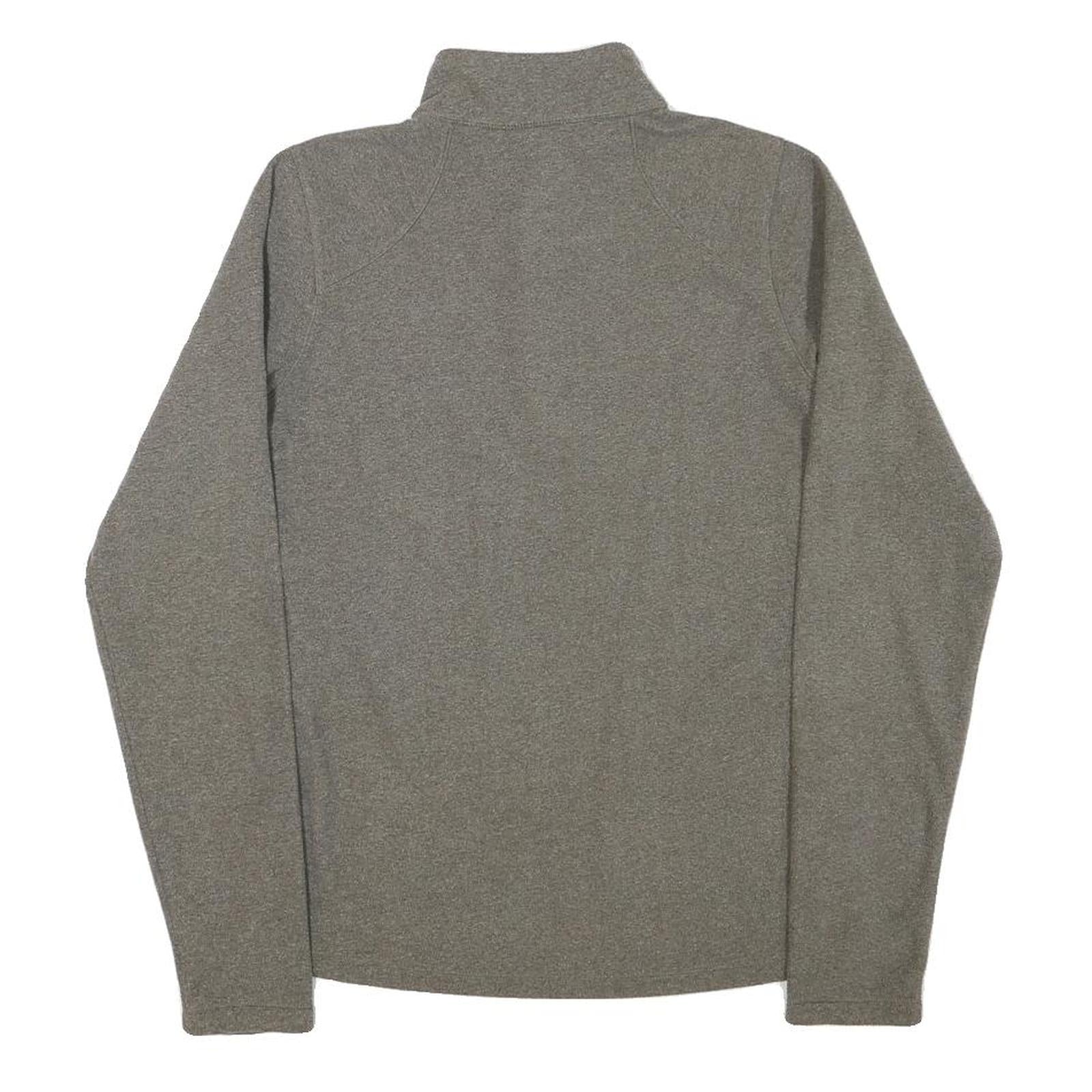 THE NORTH FACE Womens Grey Jacket XS Polyester Blend Plain Zip Lightweight
