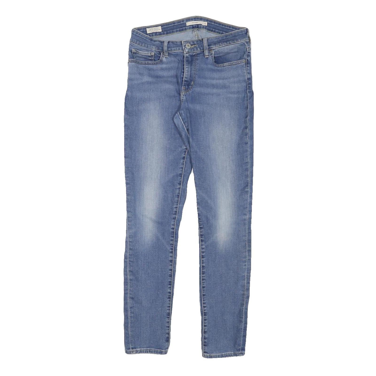 LEVI'S 711 Womens Slim Slim Skinny Denim Medium Blue W28 L29 Stretch Jeans