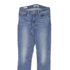 LEVI'S 711 Womens Slim Slim Skinny Denim Medium Blue W28 L29 Stretch Jeans
