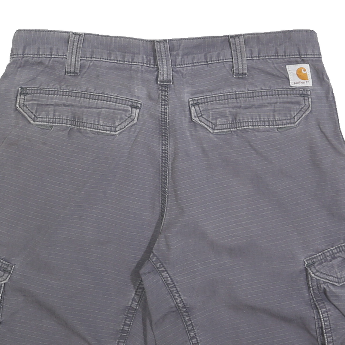 CARHARTT Mens Shorts Grey Cargo Relaxed Fit L W34 Workwear Durable