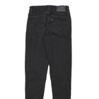 LEVI'S Womens Black Slim Skinny Denim Jeans Cotton Blend Zip W23 L29