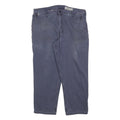 CARHARTT Mens Cotton Blend Blue Relaxed Straight Trousers W40 L30 Workwear